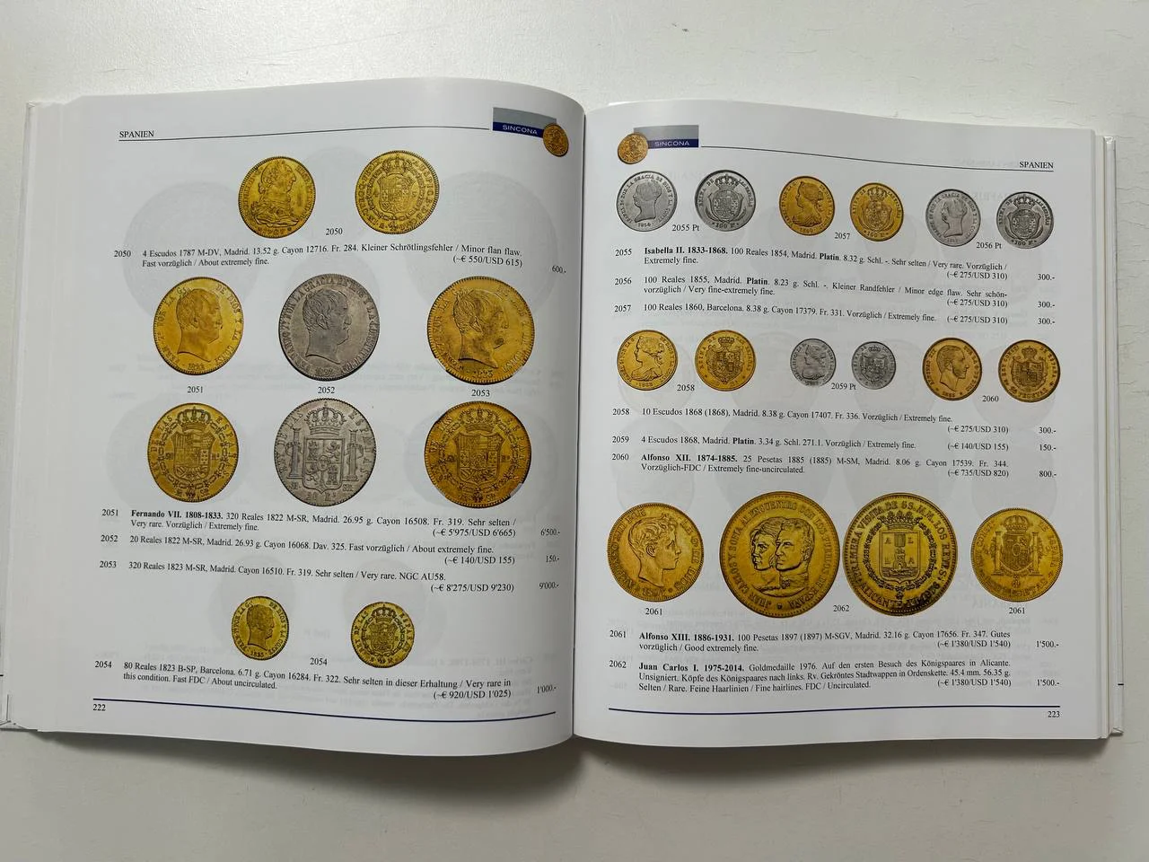 Каталог монет Gold Silver Coins Medals Decorations Auction 59 Sincona AG 22/23 October 2019 Zurich - миниатюра 7