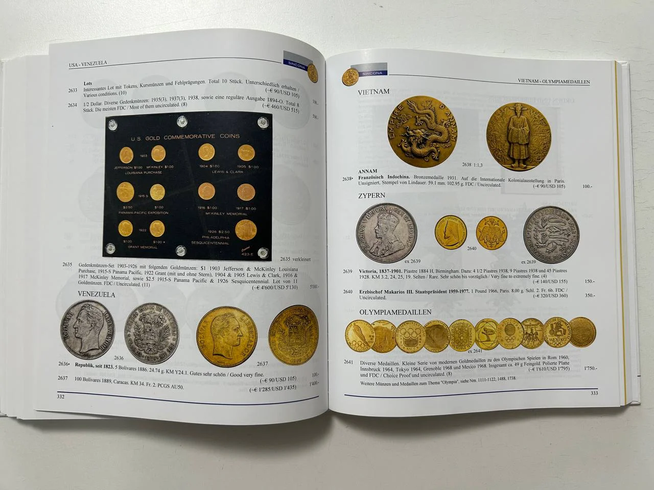 Каталог монет Gold Silver Coins Medals Decorations Auction 59 Sincona AG 22/23 October 2019 Zurich - миниатюра 8