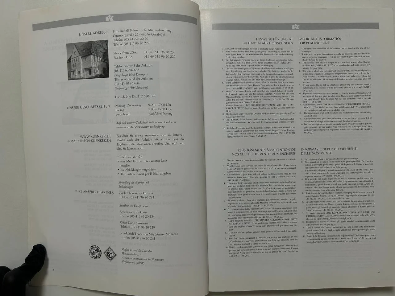 Каталог монет №90 аукцион Fritz Rudolf Kunker Аукцион 2004 - миниатюра 3