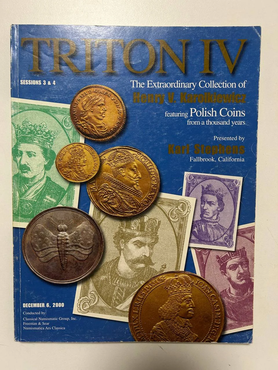 Каталог монет №4 Triton 2000 USA Classical Numismatic Group - изображение 1
