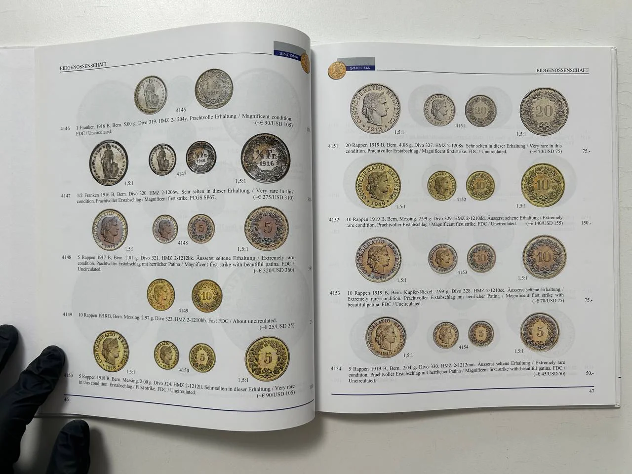 Каталог монет The Werner Pfister Collection Swiss Coins Medals 60 Sincona AG 23 October 2019 Zurich - миниатюра 5