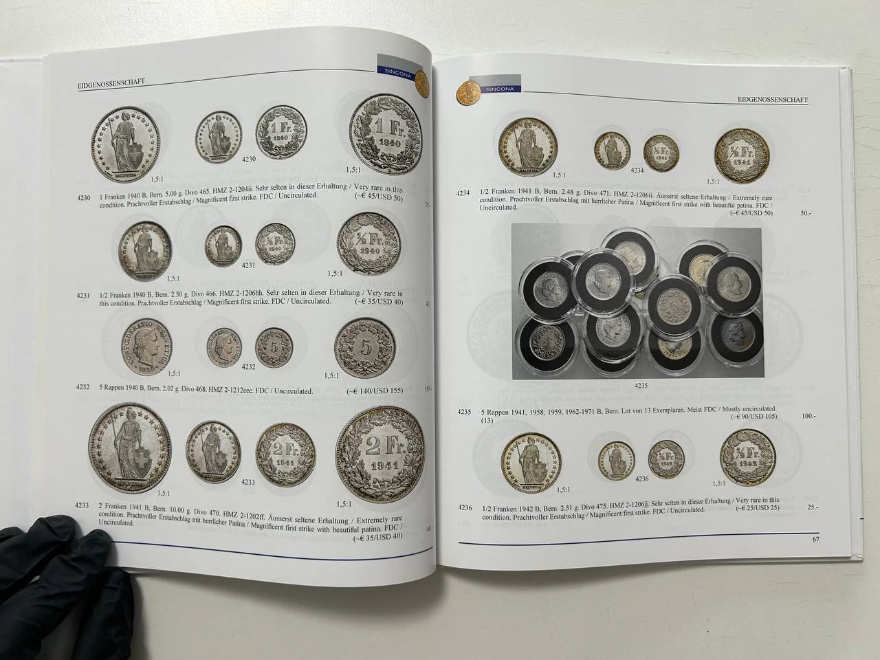 Каталог монет The Werner Pfister Collection Swiss Coins Medals 60 Sincona AG 23 October 2019 Zurich - миниатюра 6