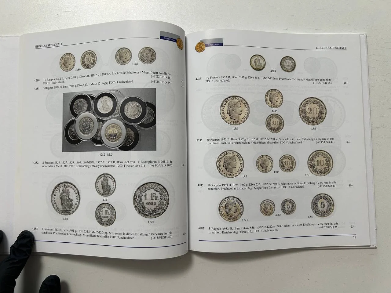 Каталог монет The Werner Pfister Collection Swiss Coins Medals 60 Sincona AG 23 October 2019 Zurich - миниатюра 7