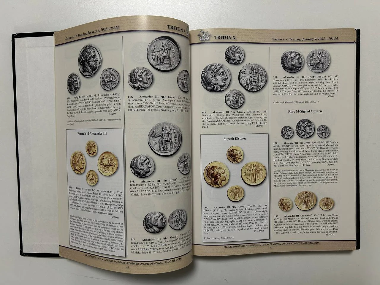 Каталог монет №10 Triton 2007 USA Classical Numismatic Group - миниатюра 5
