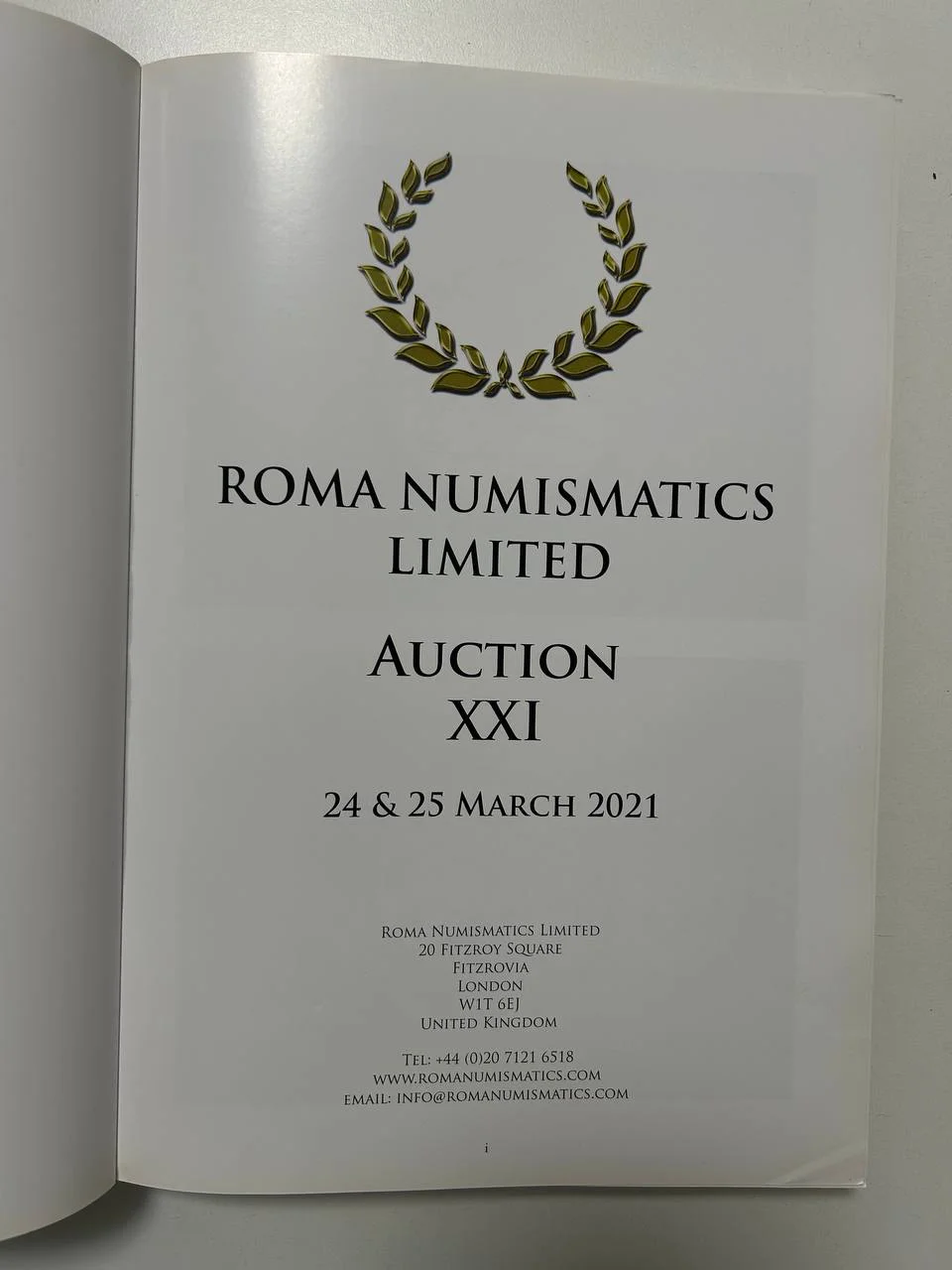Каталог монет ROMA NUMISMATICS limited март 2021 - миниатюра 2