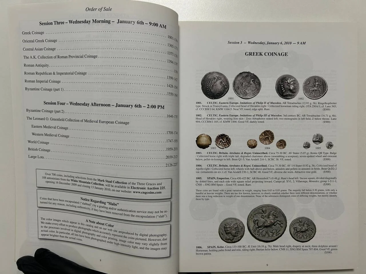 Каталог монет №13 Triton 2010 USA Classical Numismatic Group 3,4 - миниатюра 3