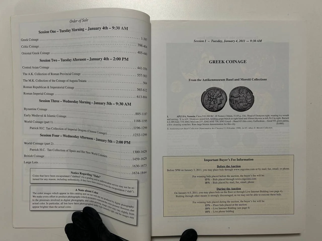 Каталог монет №14 Triton 2011 USA Classical Numismatic Group - миниатюра 3