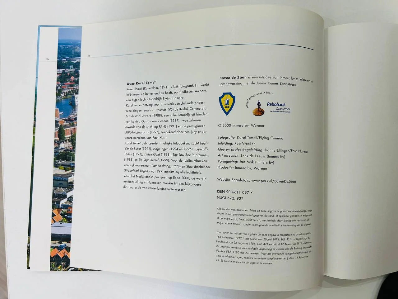 Книга Boven de Zaan Karel Tomei 2000 год - миниатюра 5