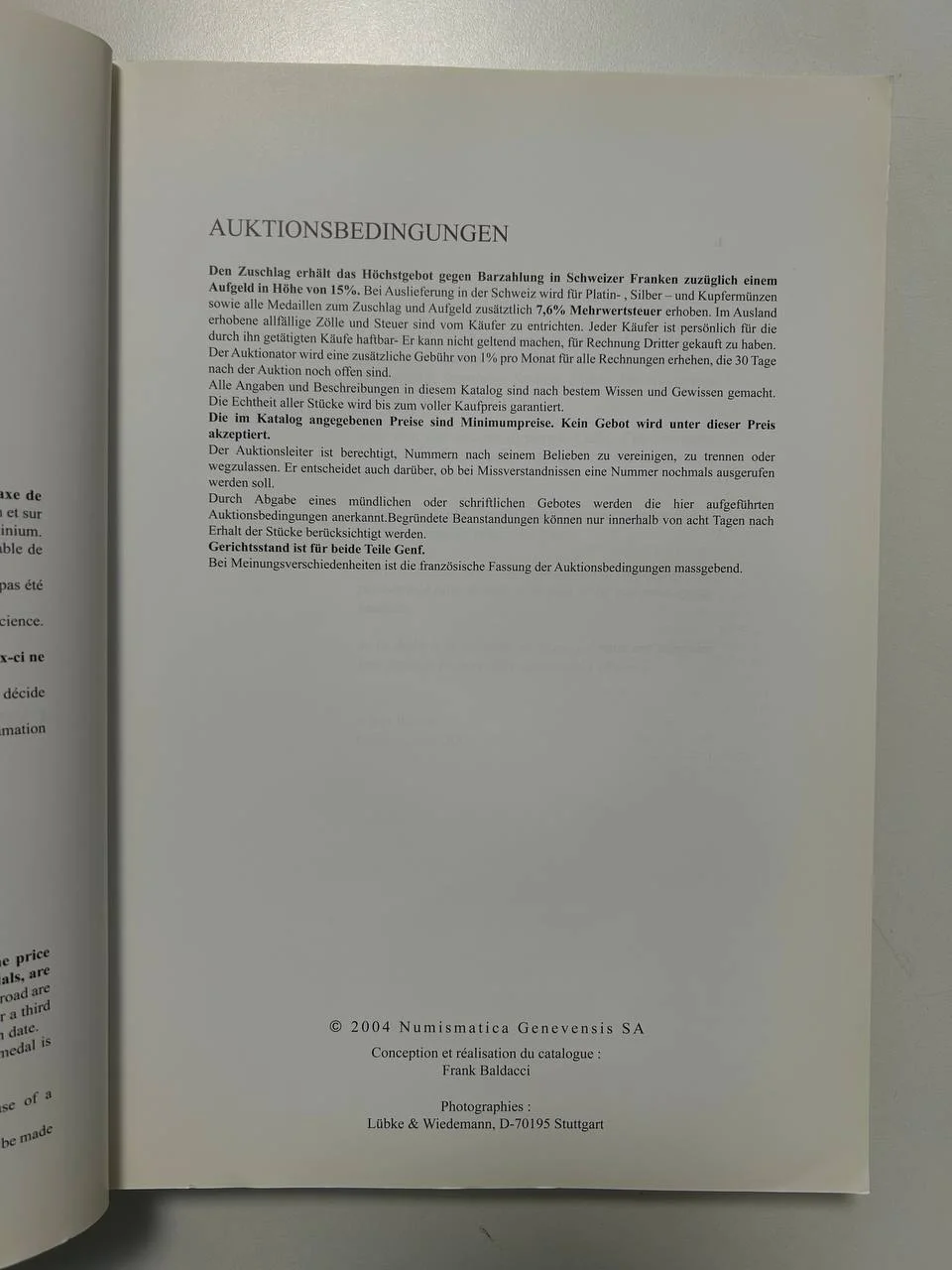 Каталог монет аукциона «Numismatica Genevensis SA», Женева 2004 г. - миниатюра 3