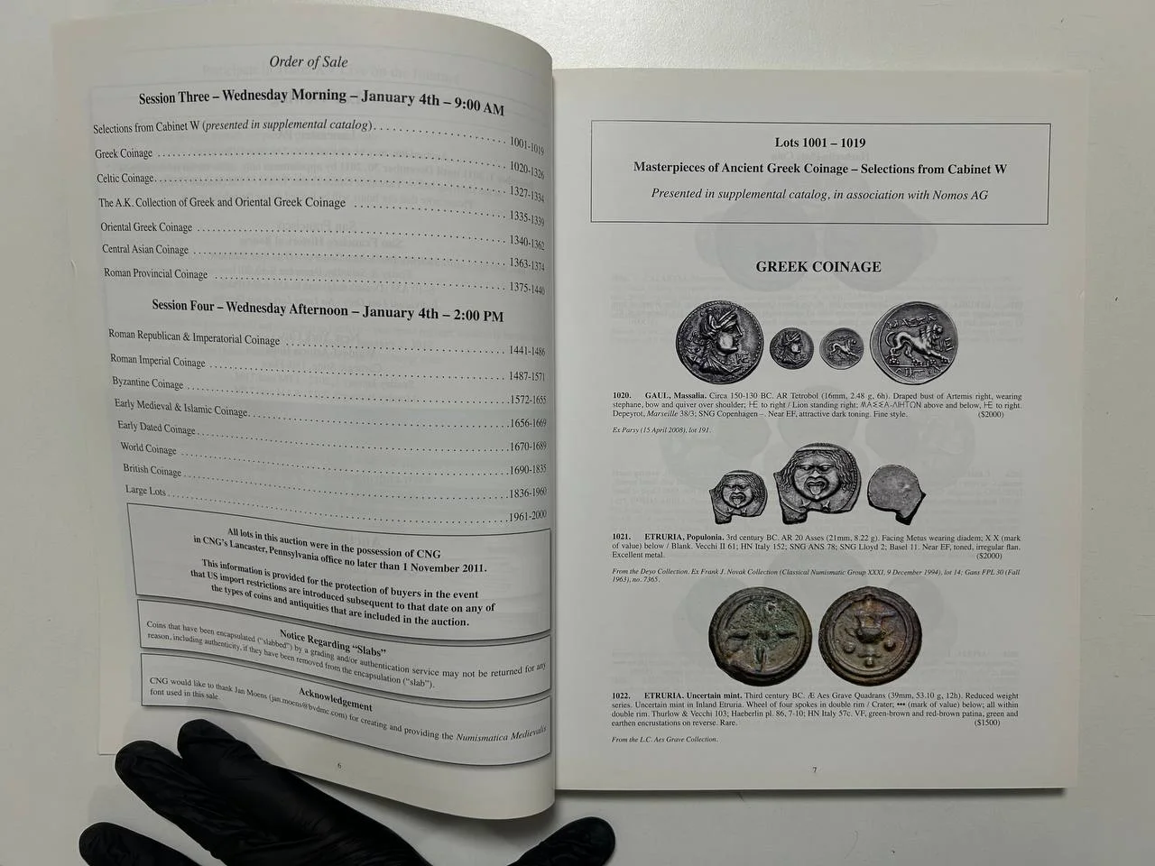 Каталог монет №15 Triton 2012 USA Classical Numismatic Group 3,4 - миниатюра 3