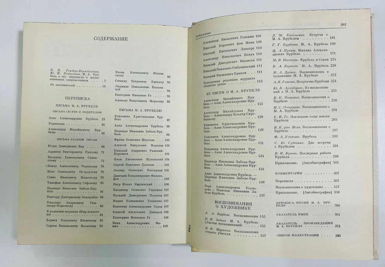 Книга Врубель Переписка воспоминания о художнике 1976 год - миниатюра 6