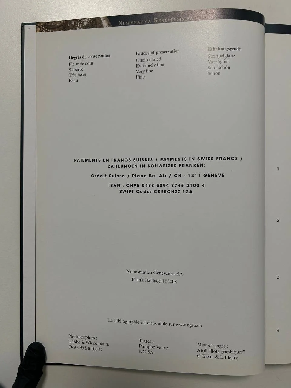 Каталог монет аукциона «Numismatica Genevensis SA», Женева 2008 г. - миниатюра 3