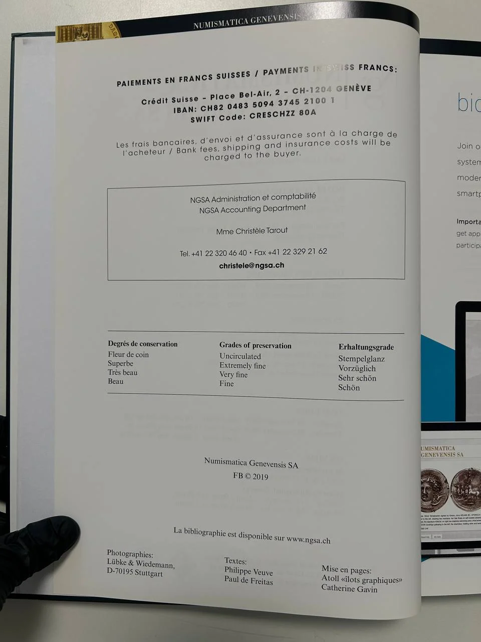 Каталог монет аукциона «Numismatica Genevensis SA», Женева 2019 г. - миниатюра 3
