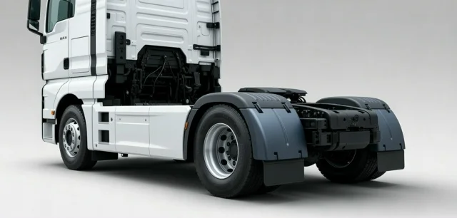 Крыло заднего колеса Man TGA/TGX (средняя часть) — 81664106606 - миниатюра 2