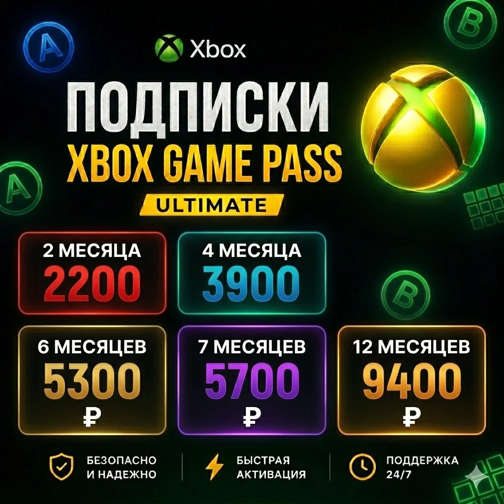 Подписка Xbox Game Pass Ultimate - изображение 1