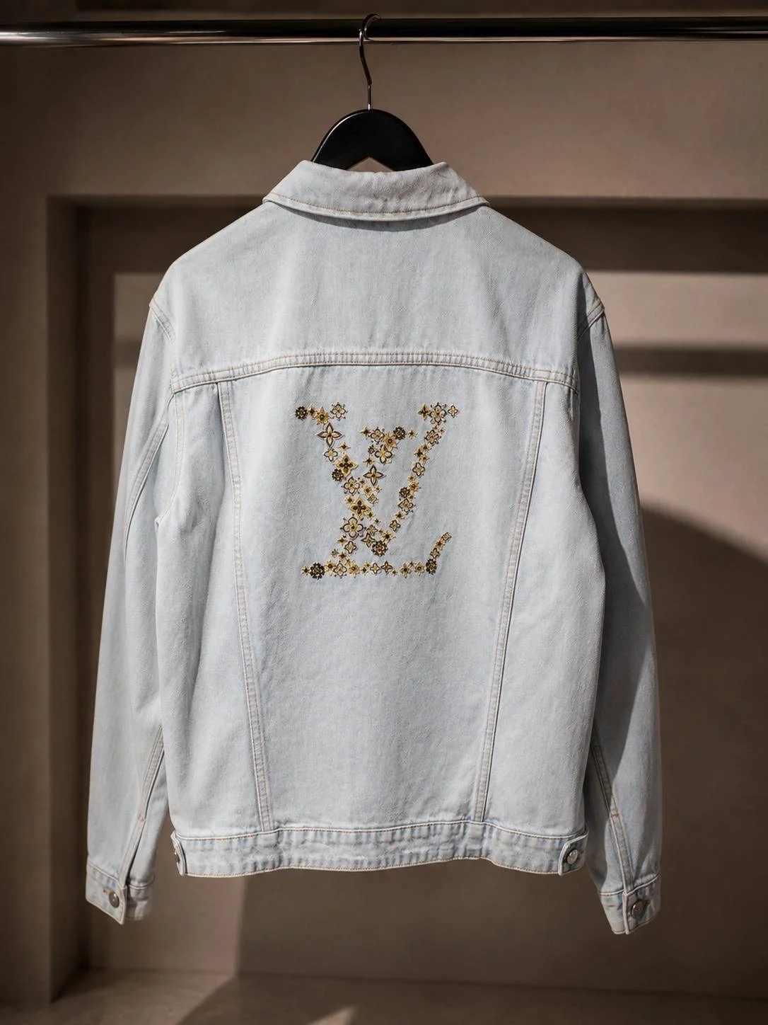 Джинсовая куртка мужская SS26 LOUIS VUITTON, Blue - миниатюра 4