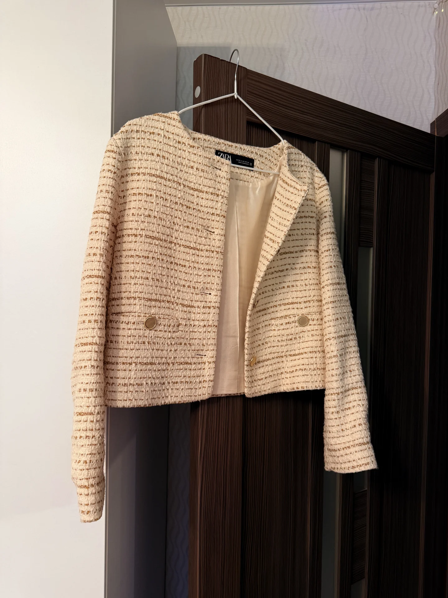 Твидовый пиджак ZARA - изображение 1