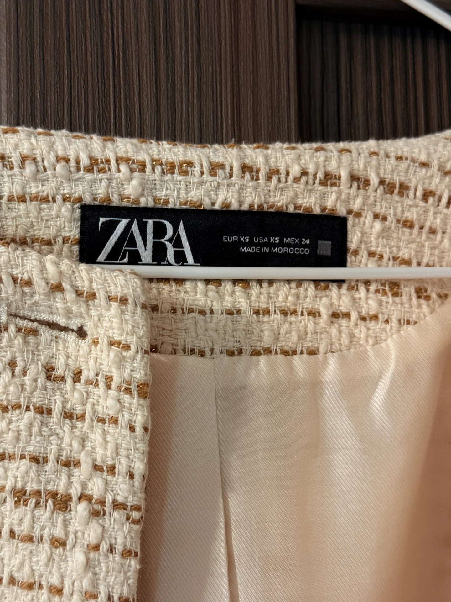 Твидовый пиджак ZARA - миниатюра 2
