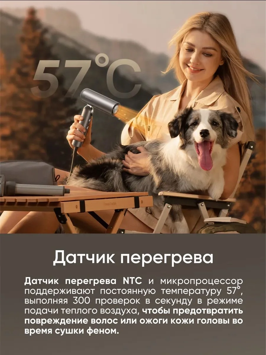 Фен Pocket High-speed Space Gray оригинал - миниатюра 8