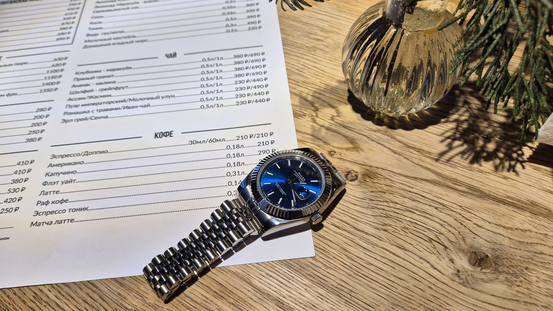 Rolex datejust 41mm blue - миниатюра 8