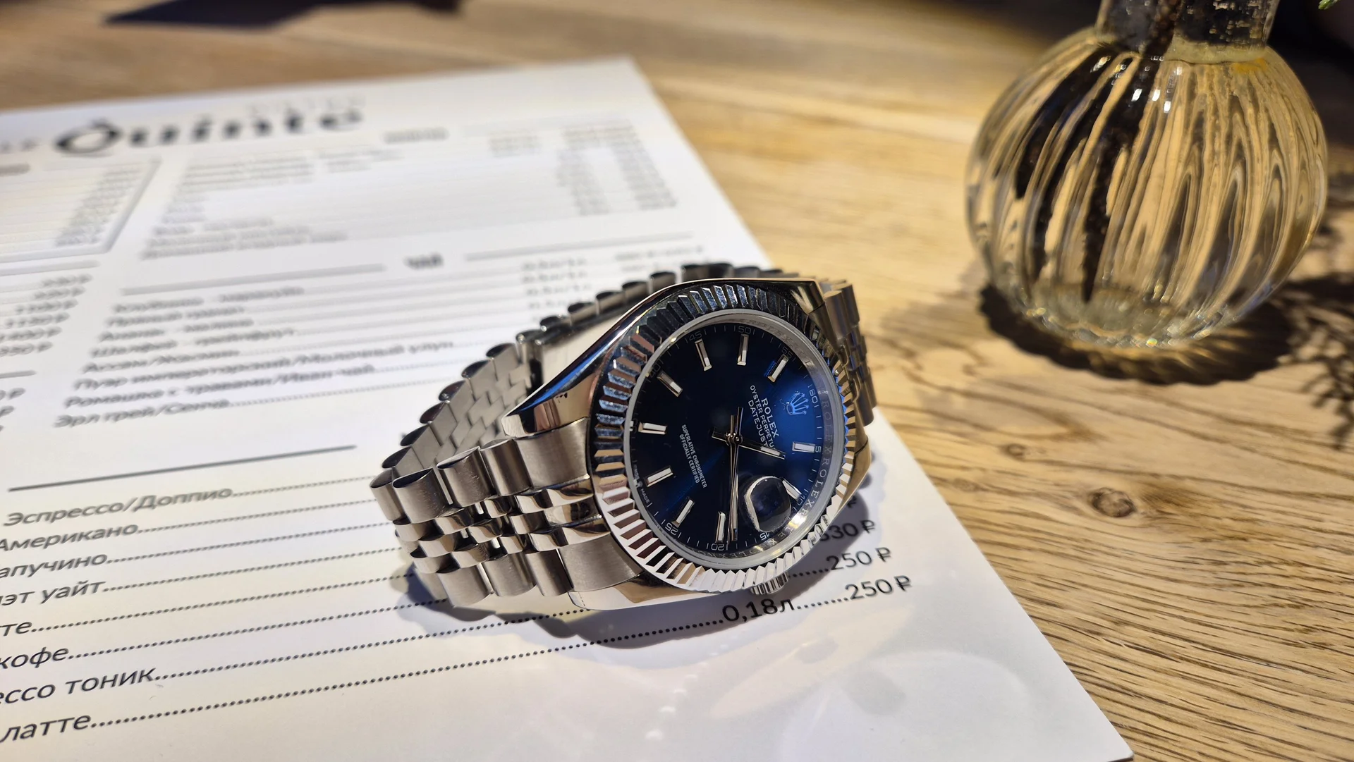 Rolex datejust 41mm blue - миниатюра 9