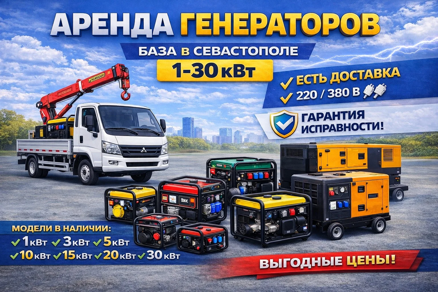 Аренда генераторов - изображение 1
