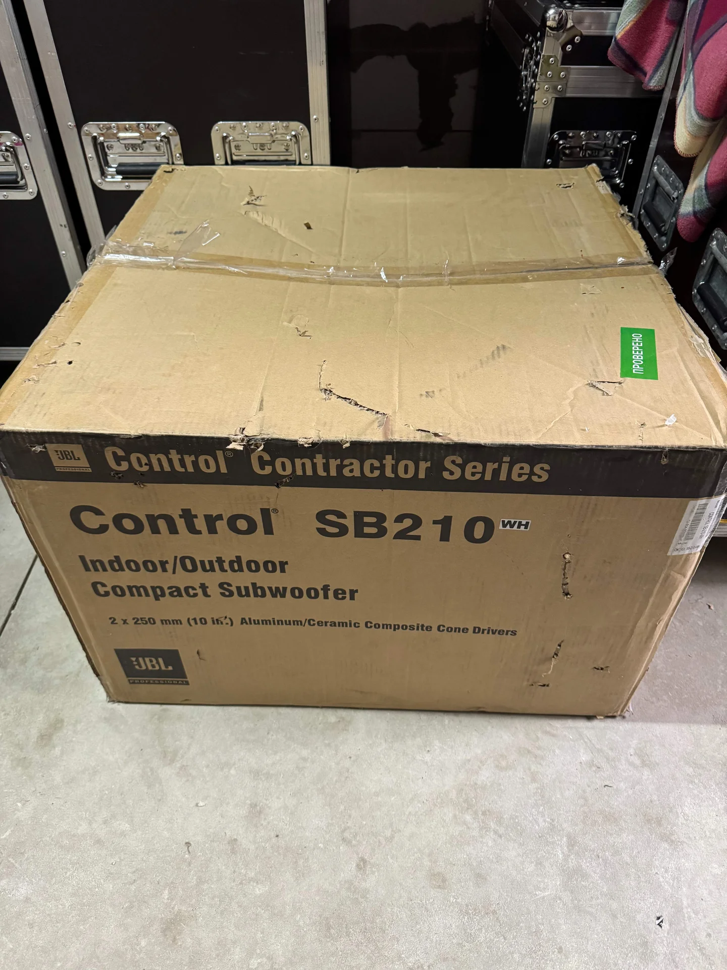 Сабвуфер JBL control SB210 WH - миниатюра 3