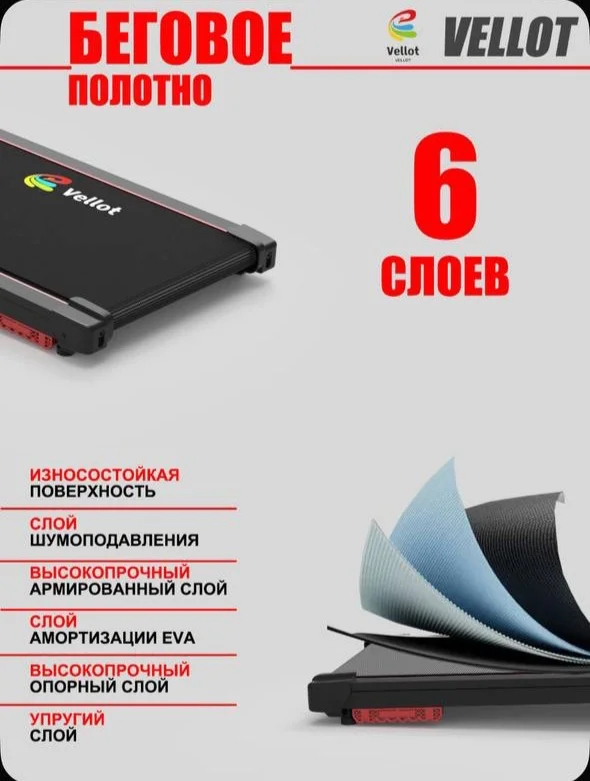 Беговая дорожка Vellot JJ003 - миниатюра 3