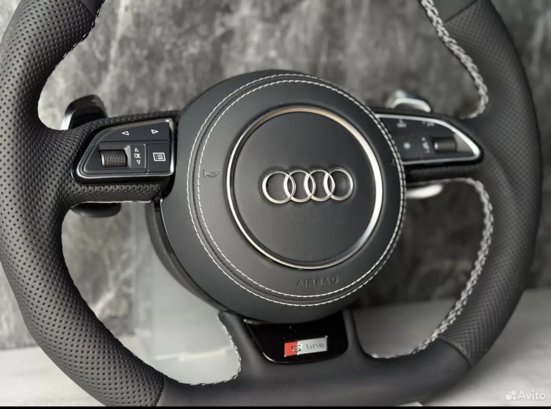 Руль audi А4 А5 А6 А7 Q5 Q7 - миниатюра 2