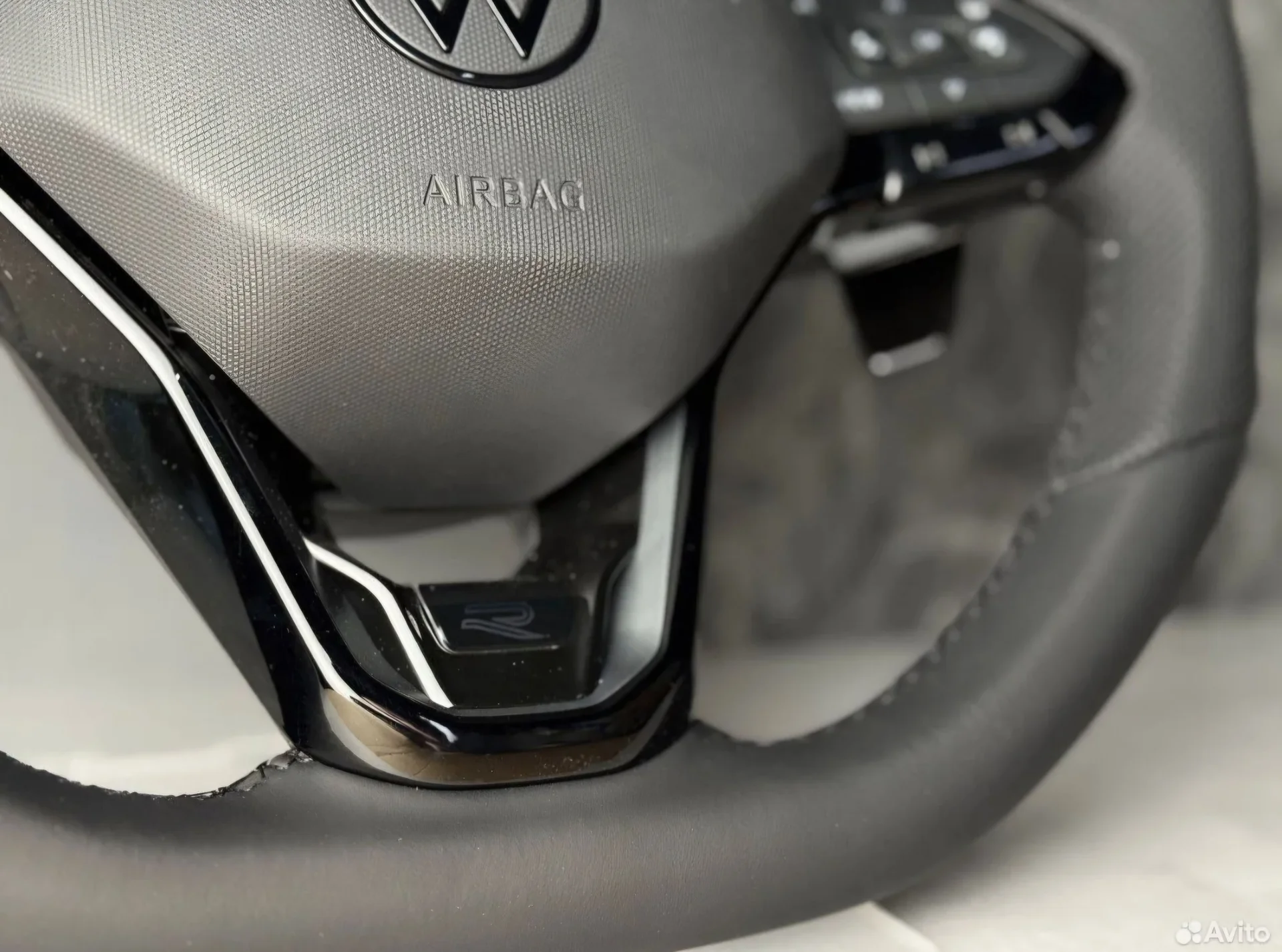 Руль volkswagen ACC+подогрев антихром - миниатюра 4
