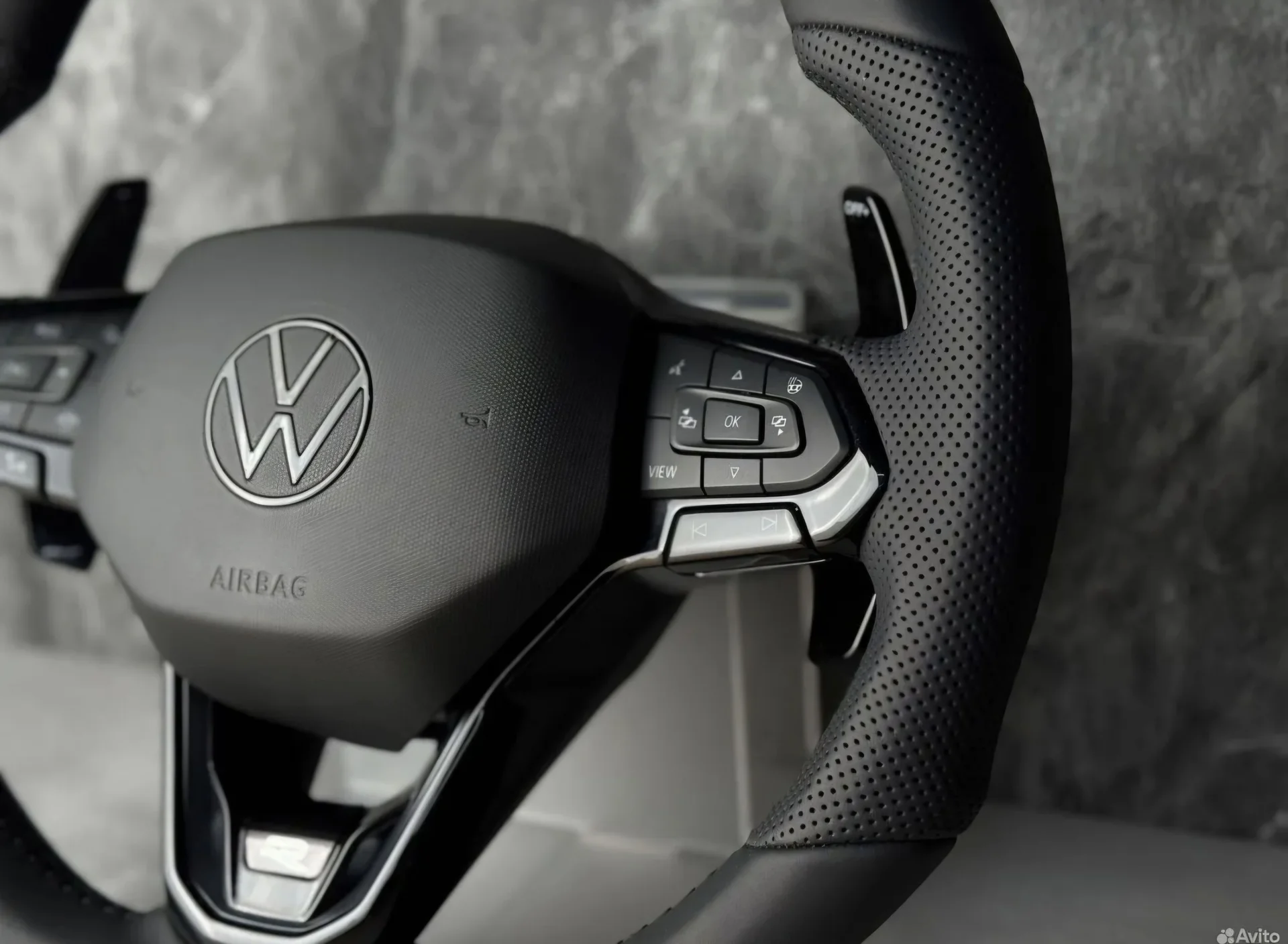 Руль volkswagen GRA круиз - миниатюра 4