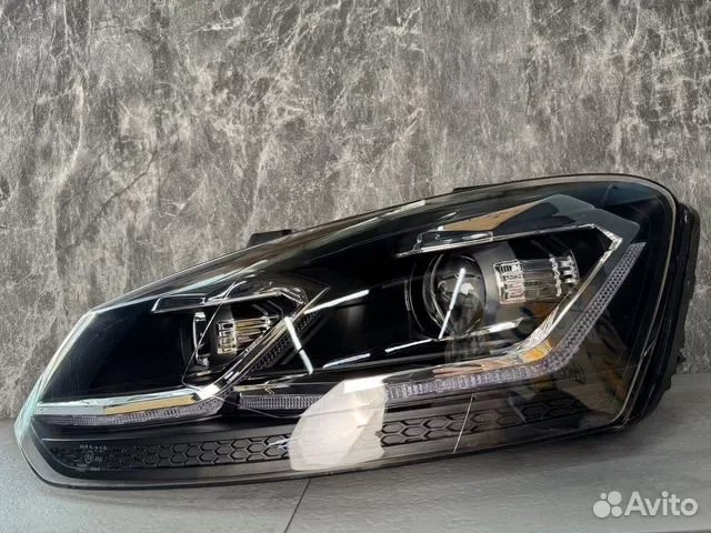 LED фары для volkswagen polo - миниатюра 3