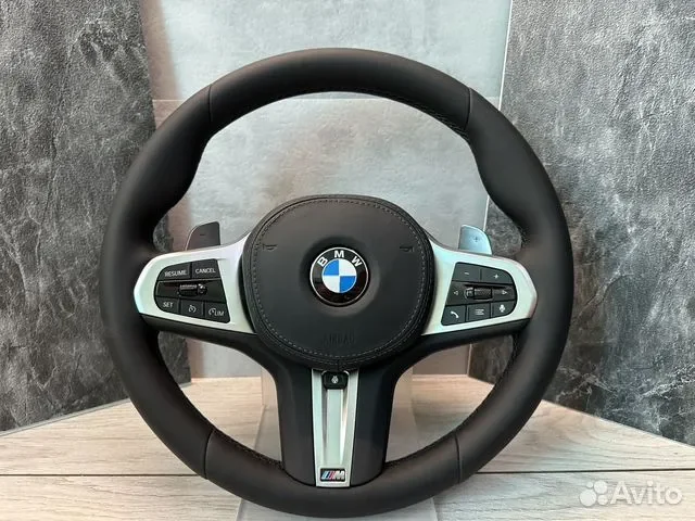 Руль BMW вибро и подогрев. G01 G05 G20 G30 G серия - изображение 1