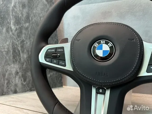 Руль BMW вибро и подогрев. G01 G05 G20 G30 G серия - миниатюра 2