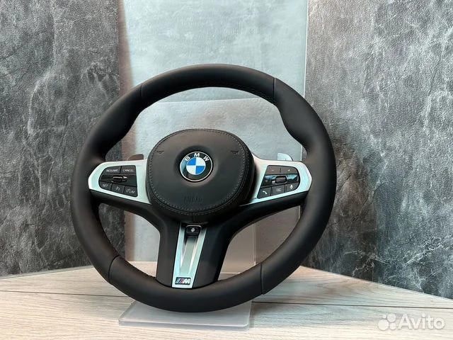 Руль BMW вибро и подогрев. G01 G05 G20 G30 G серия - миниатюра 4