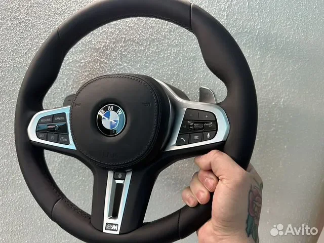 Руль подогрев+вибро BMW G20 G30 G01 G07 G05 G06 - миниатюра 2