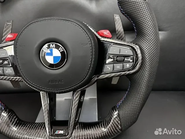 Руль BMW G серия lci карбон/подогрев/вибро - миниатюра 4