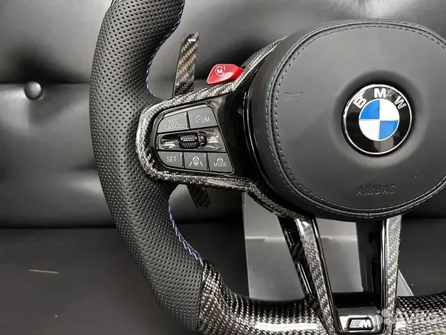 Руль BMW G серия lci карбон/подогрев/вибро - миниатюра 5