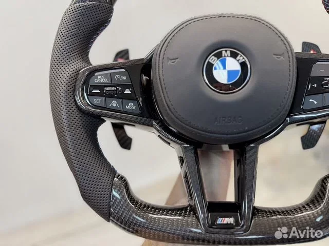 Руль BMW карбон G серия G01 G02 G05 G06 G07 G20 - миниатюра 2