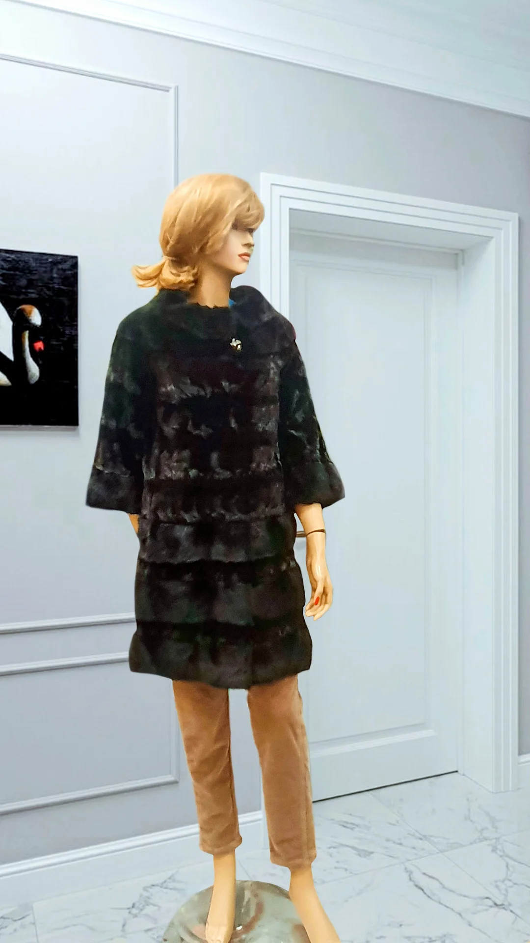 Шуба норковая Black Nafa