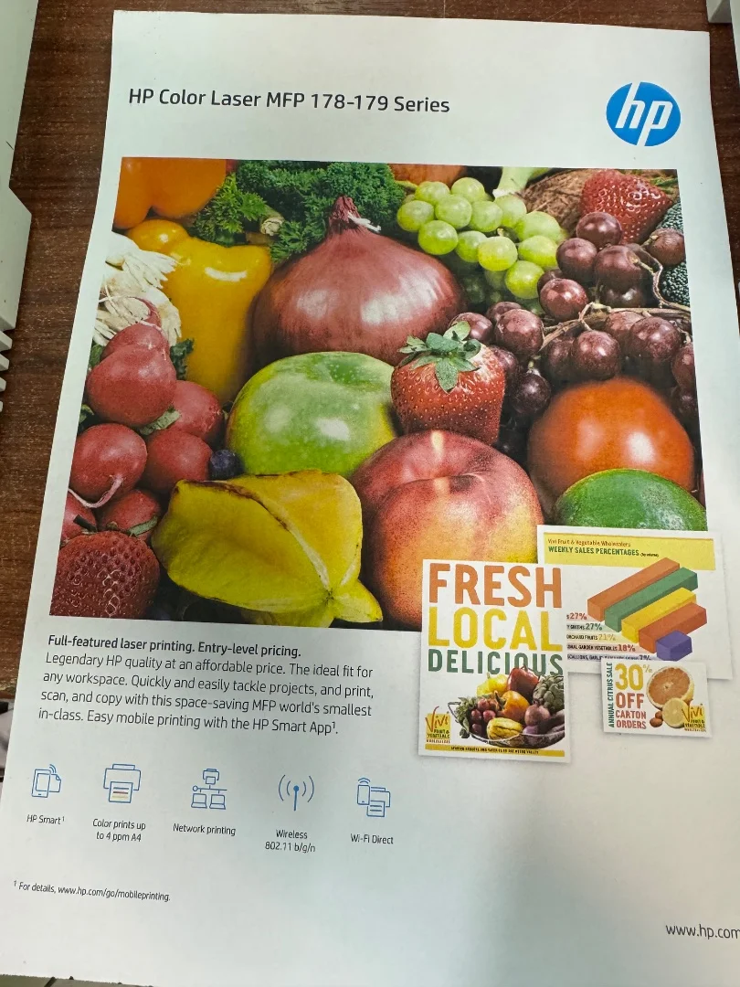 Мфу лазерный цветной HP Color Laser MFP 179nw - миниатюра 6