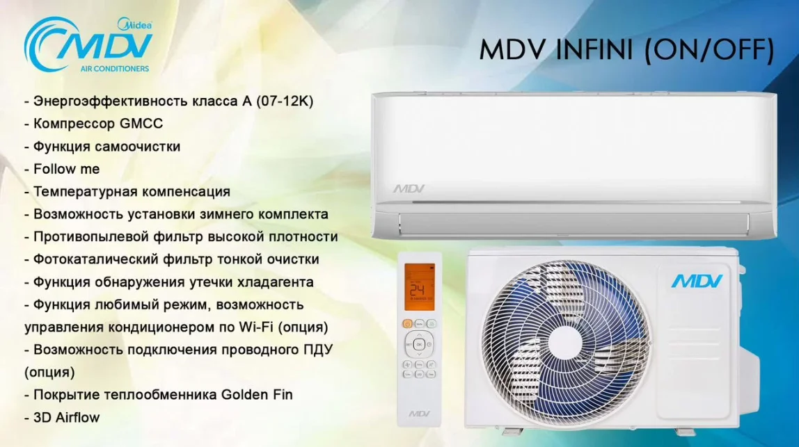 Сплит-системы MDV с монтажом и доставкой - изображение 1