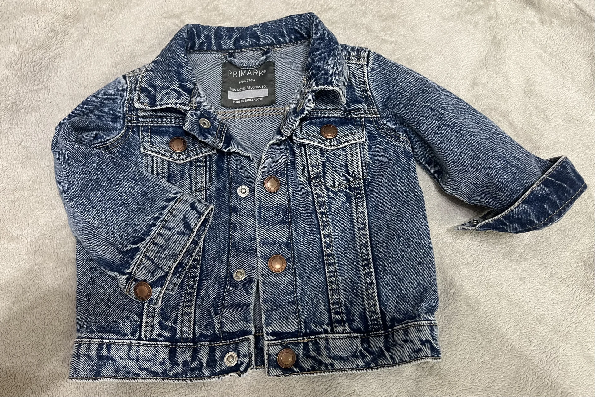 Джинсовая куртка Primark  74-80 - миниатюра 4