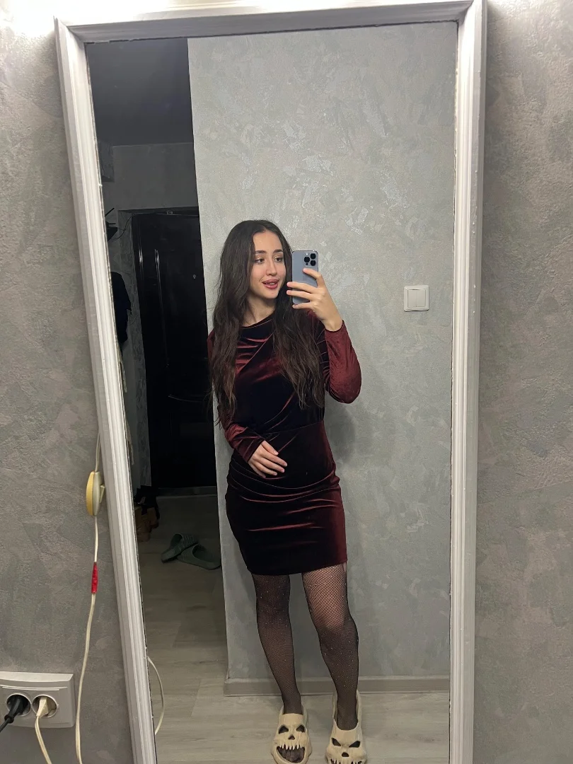 Платье бордовое - миниатюра 3