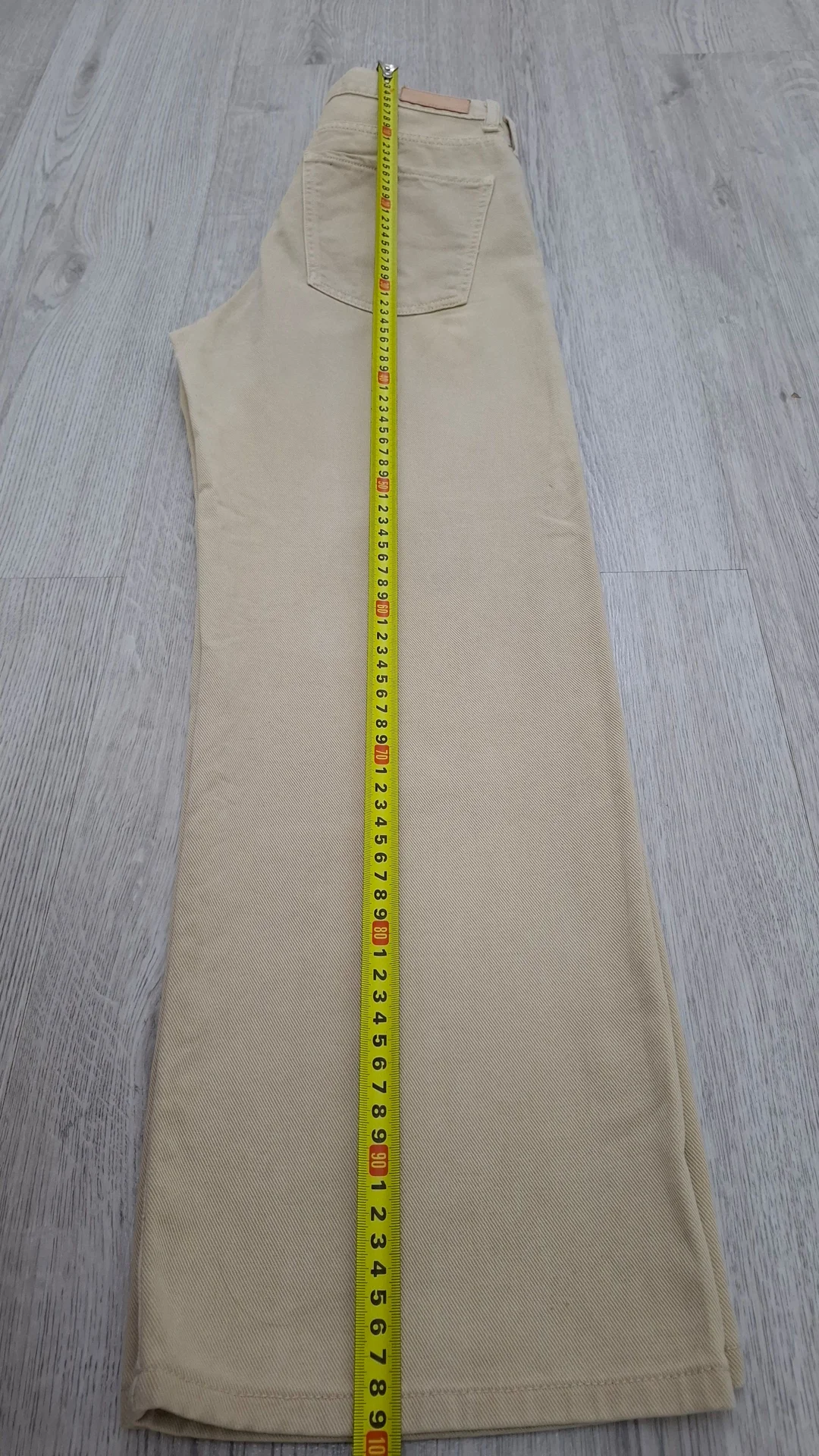 Джинсы женские трубы, бежевые,бренд Mango,р.42-44 - миниатюра 10