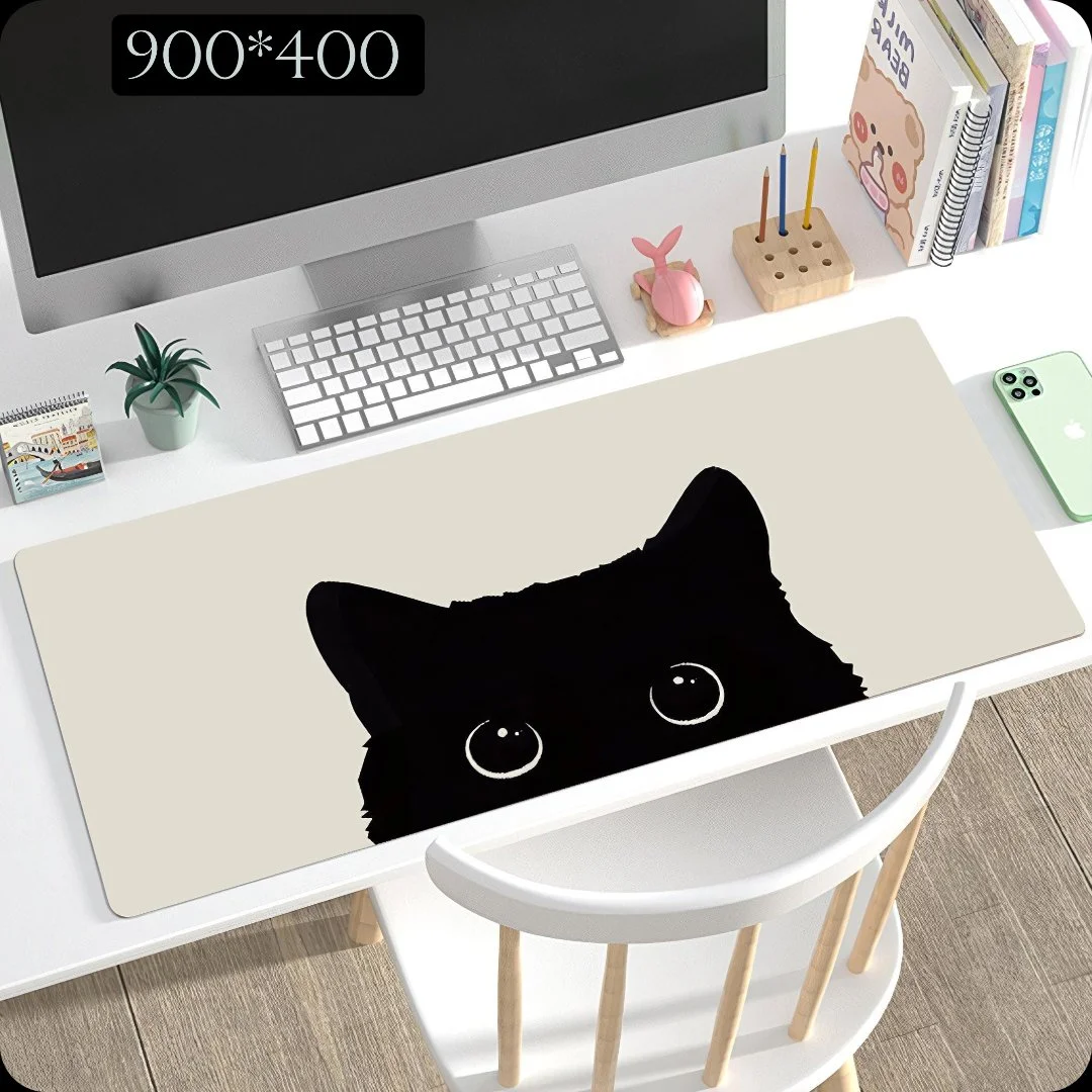 Игровой коврик XXL для мыши 90х40 "Котик" - изображение 1