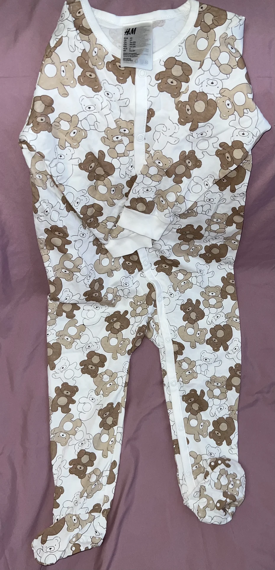 Пижама H&M 92 - миниатюра 4