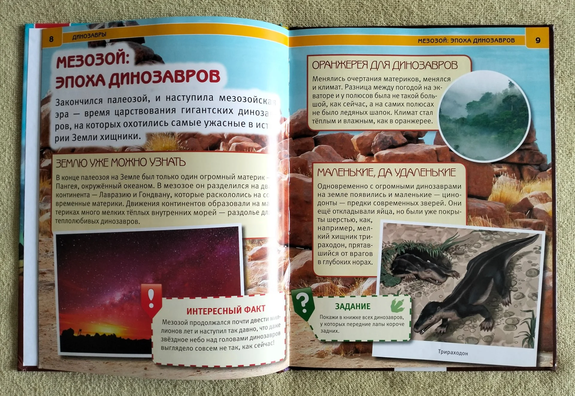 Детская книга Динозавры Энциклопедия с развивающими заданиями - миниатюра 4