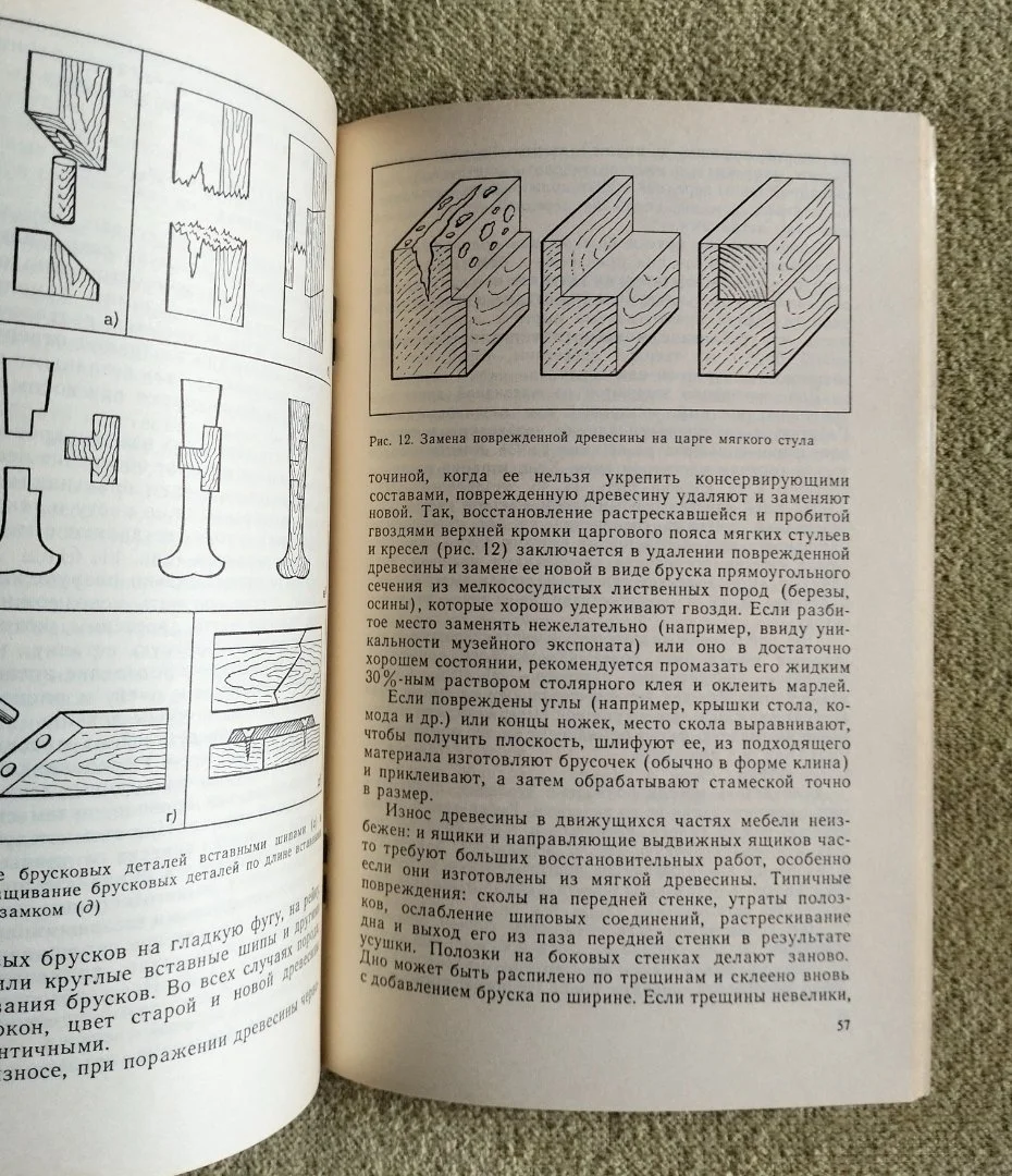 Реставрация столярно-мебельных изделий Матвеева 1988 - миниатюра 5
