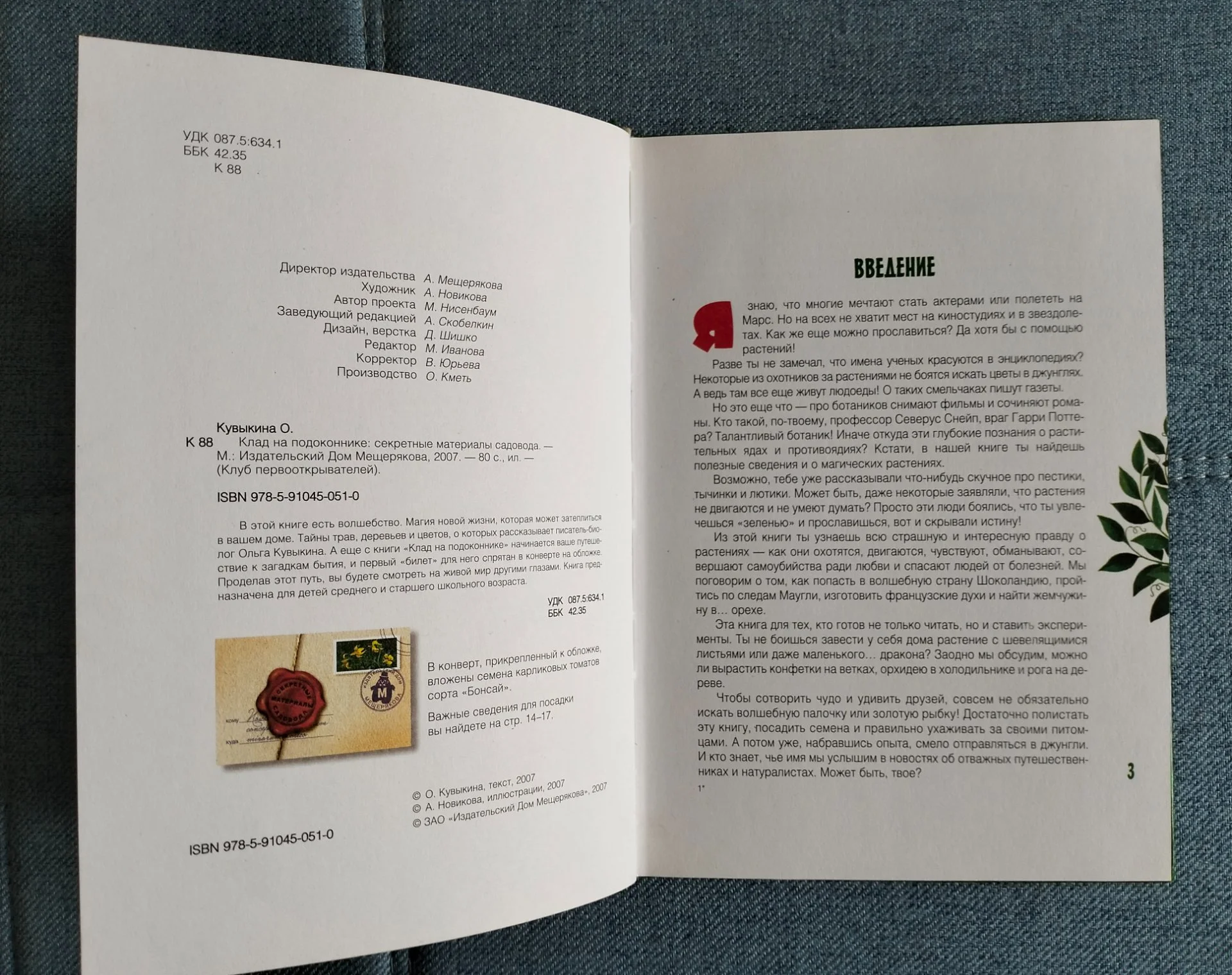Книга Клад на подоконнике Ольга Кувыкина 2007 - миниатюра 3